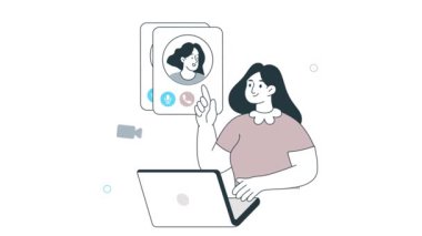 Uzaktan İşçi 2B Düz Canlandırma İçin Sabah Ritüelleri