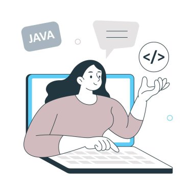 Kaynak Kod Vektörü İllüstrasyonu. EPS 10 Dosyası