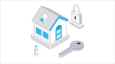 Gayrimenkul Isometric Canlandırması.
