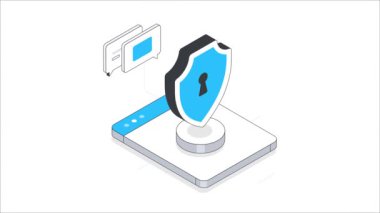 Web sitesi Tehdit Animasyonu. MP4 Dosyası 