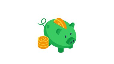 Bitcoin Piggy Animasyon MP4 dosyası