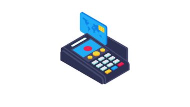 POS Ödeme / Geçiş Kart Canlandırması MP4 dosyası