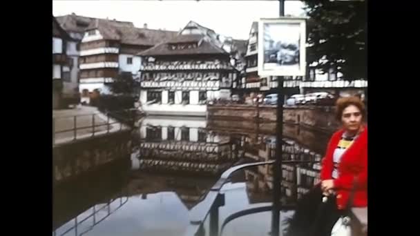 1970年3月 ドイツの植民地 ドイツの典型的な国は70年代にコルンと呼ばれる — ストック動画