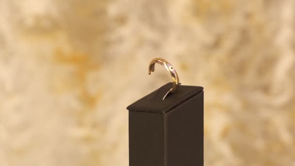 Luxury Gold Diamond Jewelery — Vídeo de Stock