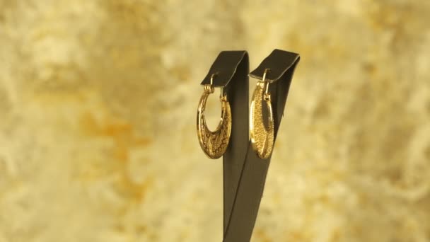 Luxury Gold Diamond Jewelery — Stockvideo