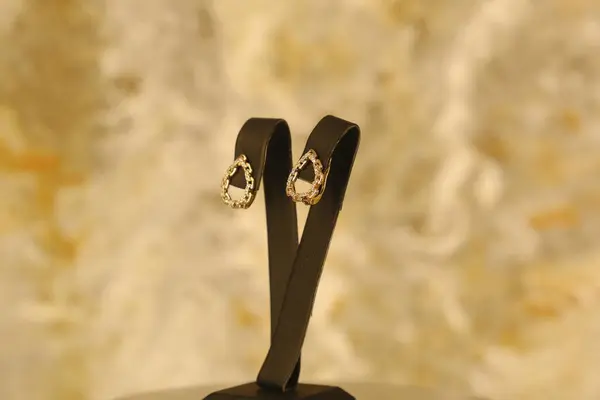 Luxury Gold Diamond Jewelery — 图库照片