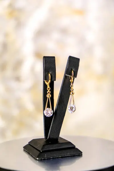 Luxury Gold Diamond Jewelery — 图库照片