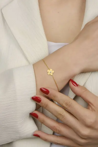Luksusowe Złoto Biżuteria Diamentowa — Zdjęcie stockowe