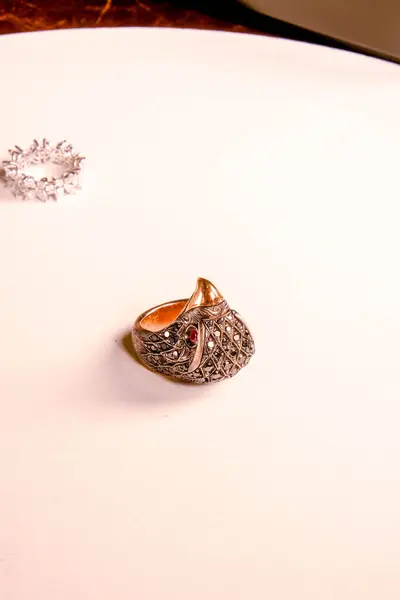 Joyas Oro Diamantes Lujo — Foto de Stock