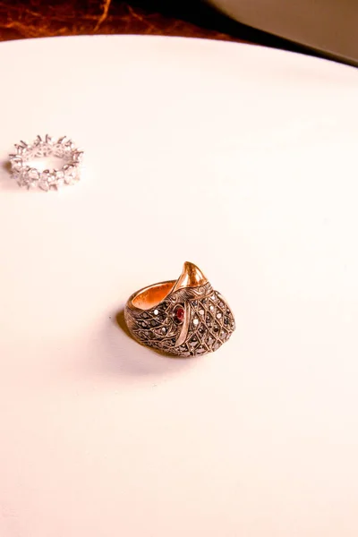 Luxury Gold Diamond Jewelery — 스톡 사진