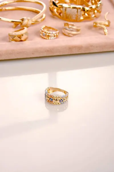 Joyas Oro Diamantes Lujo —  Fotos de Stock