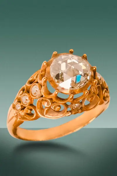 Luxury Gold Diamond Jewelery — Stock Fotó