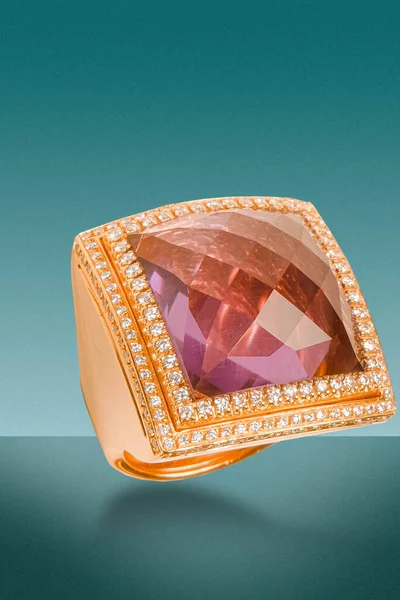 Luxus Arany Gyémánt Ékszerek — Stock Fotó