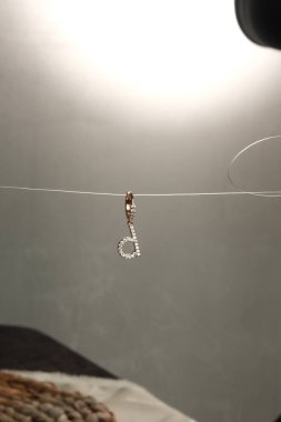 Zarif mücevherler, değerli taşlar takılmış mücevherler.. 