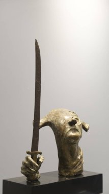 Müzede sergilenen heykeller