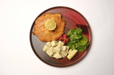 Tabakta domuz şnitzel..