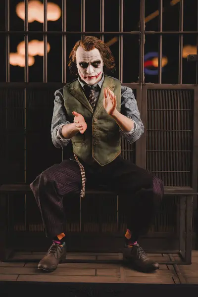 Joker Şekli Özel Koleksiyon Şekli Stok Fotoğraf
