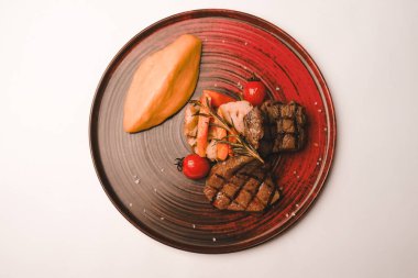 Masada nefis et yemeği. 