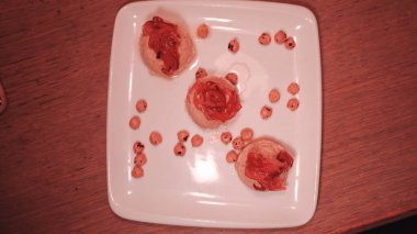 Geleneksel Türk ve Yunan yemek meze masası