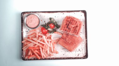 Geleneksel Türk tostu, lezzetli kahvaltı