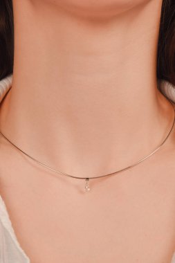 Gümüş, altın, elmas, değerli taşlar gibi şık mücevherler..