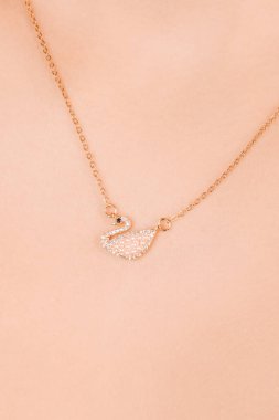 Gümüş, altın, elmas, değerli taşlar gibi şık mücevherler..