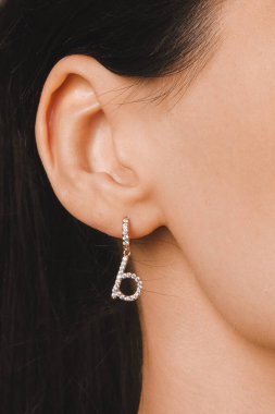 Gümüş, altın, elmas, değerli taşlar gibi şık mücevherler..