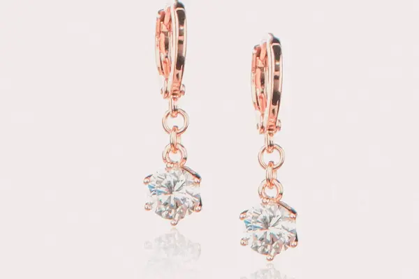 Jóias Elegantes Diamantes Pedras Preciosas — Fotografia de Stock