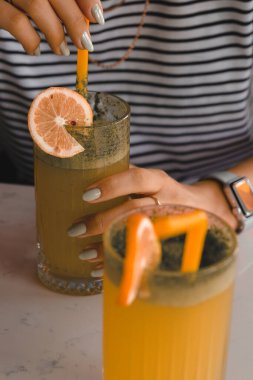 Taze organik limonata..