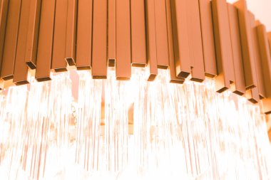 Modern oturma odasının içi.