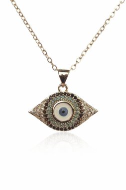 Parlak Elmas Kolyeler ve Altın Mücevherler