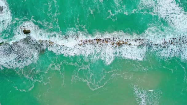 공중에서 바다를 아름다운 놀라운 환상적 입니다 종으로 이루어져 — 비디오