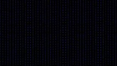 3D soyut parlak çizgiler, dalga, renkli, siyah arkaplan