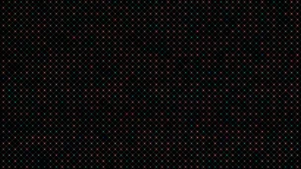 Astratto Brillante Linee Luminose Onda Set Colorato Sfondo Nero — Video Stock