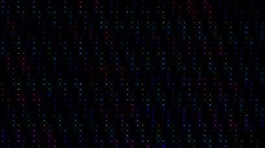 3D soyut parlak çizgiler, dalga, renkli, siyah arkaplan