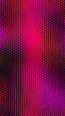 3D soyut parlak çizgiler, dalga, renkli, siyah arkaplan