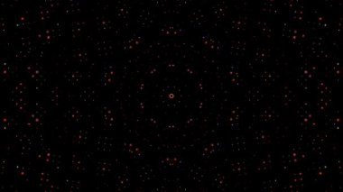 Soyut Kaleydoskop deseni tam renklerle. Sihirli mandala. 4k