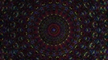 Soyut arka plan hareket eden çizgiler ve parlayan ışık noktaları. Çemberlerle canlandırma