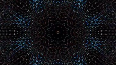 soyut çizgiler merkezde parlayan renkli ışık, siyah arkaplan