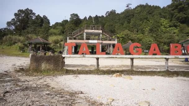 Paisajes Naturales Montañas Panoramas Lago Talaga Bodas Atracciones Turísticas Naturales — Vídeo de stock