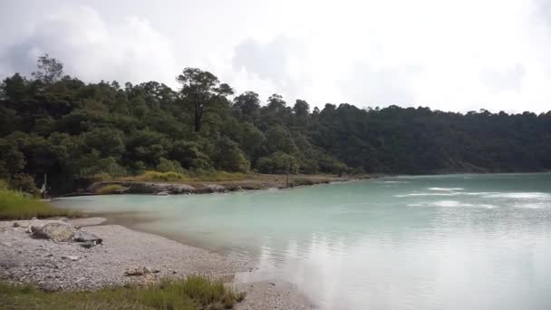 Прекрасні Природні Краєвиди Гори Панорами Озеро Талага Бодас Пам Ятки — стокове відео
