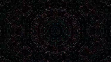 Soyut arka plan hareket eden çizgiler ve parlayan ışık noktaları. Çemberlerle canlandırma