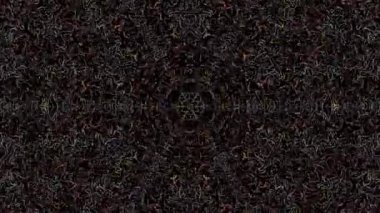 Soyut arka plan hareket eden çizgiler ve parlayan ışık noktaları. Çemberlerle canlandırma