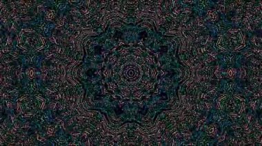 soyut çizgiler merkezde parlayan renkli ışık, siyah arkaplan