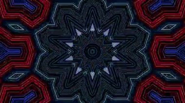 soyut çizgiler merkezde parlayan renkli ışık, siyah arkaplan