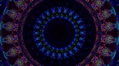 soyut çizgiler merkezde parlayan renkli ışık, siyah arkaplan