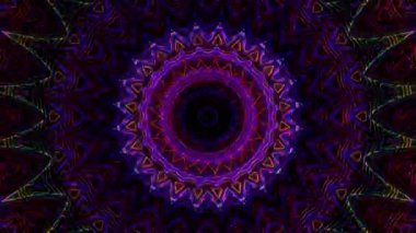 Soyut arka plan hareket eden çizgiler ve parlayan ışık noktaları. Çemberlerle canlandırma