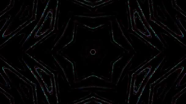 แอน เมช นภาพล นโค งและจ ดแสงส นหล วงกลมไร รอยต — วีดีโอสต็อก
