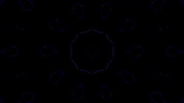 soyut çizgiler merkezde parlayan renkli ışık, siyah arkaplan