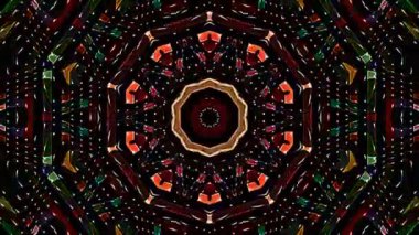 soyut çizgiler merkezde parlayan renkli ışık, siyah arkaplan